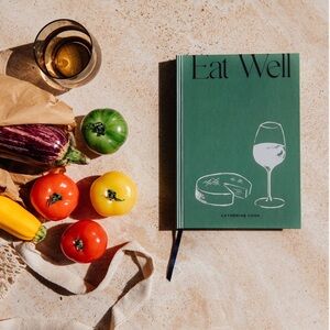 Eat Well Papier Green Recipe Journal Book
